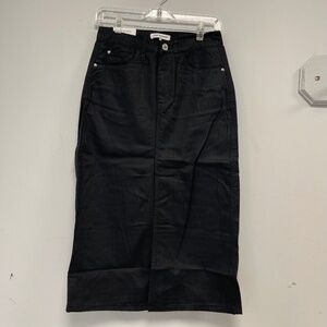 WeWoreWhat Black Midi Skirt - Size 26 - NWT